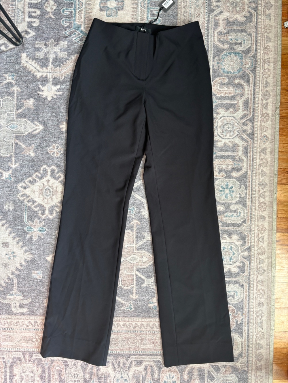 Khy Black Straight-Leg Women's Trousers — Sleek Professional Fit
